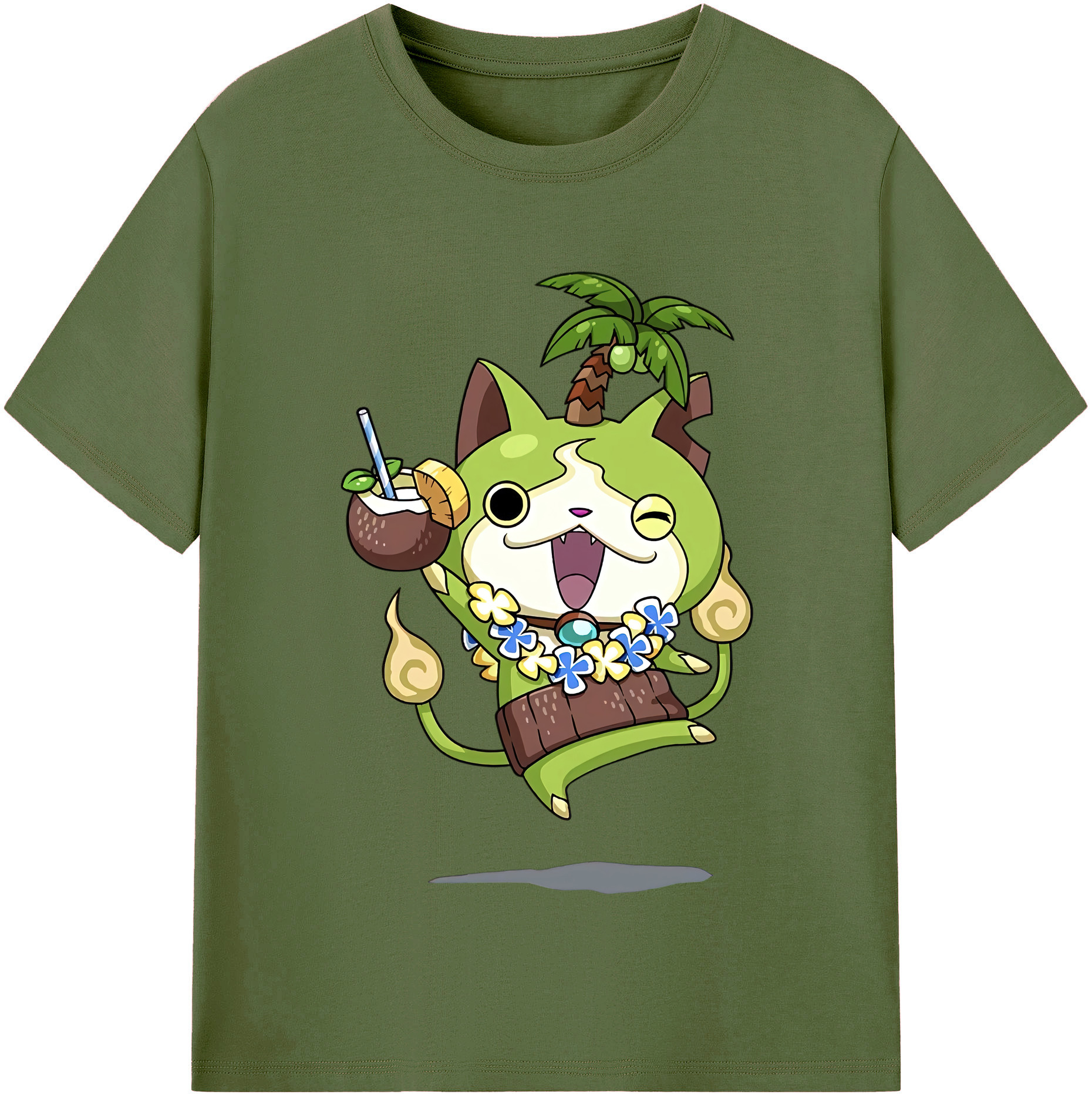 （画像用） 妖怪ウォッチ Yo-kai Watch 綿100％半袖Tシャツ（フロントプリント）